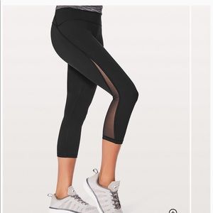 Lululemon Train Times Crop Black